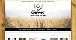 Desktop Screenshot of garner-funeralhome.com